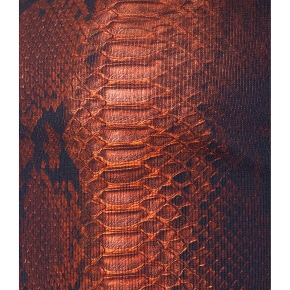 Jean Paul Gaultier Women Python Print T-Shirt